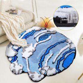 Color Rug For Bedroom - Non Slip Absorbent Floor Mat For Bathroom - Cute Washable Small Shower Mat - Aesthetic Modern Home Decoration Birthday Gifts, (Option: SXBW9090A)