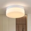 1 PACK LED Flush Mount Ceiling Light Fixture, Modern Kitchen Recessed Ceiling Lamp 24W 12 Inch Closet Round Surface For Bathroom Laundry Bedroom Hallw