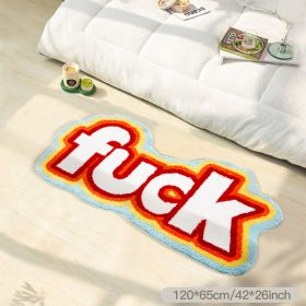 Area Rug Color Rug For Bedroom - Non Slip Bath Rug Absorbent Floor Mat For Bathroom - Cute Washable Small Shower Mat - Aesthetic Modern Home Decoratio (Option: Blue)