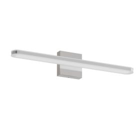 Modern Bathroom Light Fixtures Dimmable LED Vanity Lights Chrome Lamps For Bathover Mirror 24 Inch Vanity Sconces Indoor 12W Bar Lighting For Bathroom (Option: Default)