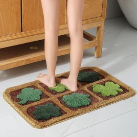 Color Rug For Bedroom - Non Slip Absorbent Floor Mat For Bathroom - Cute Washable Small Shower Mat - Aesthetic Modern Home Decoration Birthday Gifts, (Option: SY230200041)
