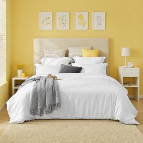 2-Pack White & Pink 3-Piece Bohemian Bedding Sets.Crafted From Durable, Abrasion-resistant Fabric That Maintains Exceptional Softness For Comfortable (Option: 2pcs-White-K)