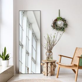 Rectangle Full Body Mirror, Full Length Standing Mirror, Hanging Or Leaning, For Home (Option: 2156)