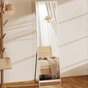 Arched Full Body Mirror, Full Length Standing Mirror, Hanging And Leaning For Home Use (Option: Silver)