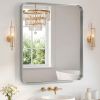Wall Mirror With Rectangular Metal Frame