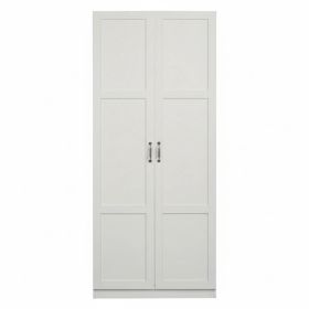 71-inch Wooden Storage Cabinet, Standalone Cabinet, Four-layer Family Storage Unit (Option: White)