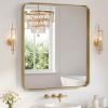 Wall Mirror With Rectangular Metal Frame