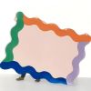 Area Rug Color Rug For Bedroom - Non Slip Bath Rug Absorbent Floor Mat For Bathroom - Cute Washable Small Shower Mat - Aesthetic Modern Home Decoratio