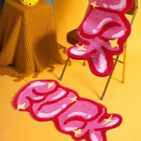 Colorful Rugs, Super Soft Thickened Fluffy Area Rugs For Living Room, Soft Plush Area Rugs, Plush Indoor Rugs For Bedrooms, Fluffy Faux Fur Rugs For R (Option: Pinkbubbles)