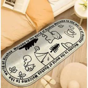 Area Rug Color Rug For Bedroom - Non Slip Bath Rug Absorbent Floor Mat For Bathroom - Cute Washable Small Shower Mat - Aesthetic Modern Home Decoratio (Option: SLXG50140T)