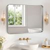 Wall Mirror With Rectangular Metal Frame