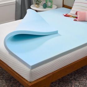 Mattress Cover, Gel Mattress Cover, Suitable For Beds, Sofas, Rvs, Blue, 3 Inches (Option: KING)
