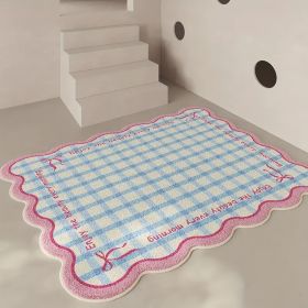 Area Rug Color Rug For Bedroom - Non Slip Bath Rug Absorbent Floor Mat For Bathroom - Cute Washable Small Shower Mat - Aesthetic Modern Home Decoratio (Option: HDJFLGZ100120T)