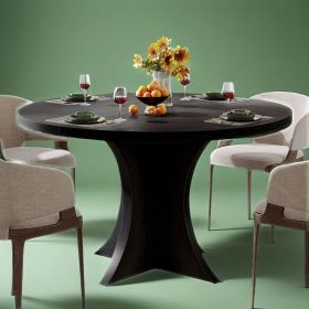 Dining Table, Storage Desk, Kitchen Table (Option: Black)
