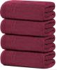 Pack of 4 Extra Large Bath Towels 30 x 60 Inches, 100% Cotton, Larger & Lighter Weight, Quicker to Dry, Super Soft and Absorbent, Perfect for Bathroom
