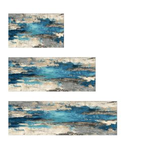 3-piece Kitchen Rug Set for Entrances/Hallways/Bathrooms (Color: As pic show, Type: Style F)