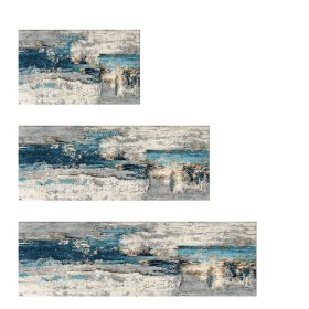 3-piece Kitchen Rug Set for Entrances/Hallways/Bathrooms (Color: As pic show, Type: Style E)