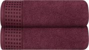100% Cotton 2 Pack Oversized Bath Towel Set 28x55 Inches, Ultra Soft Highly Absorbant Compact Quickdry & Lightweight Large Bath Towels