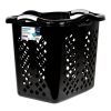 Lamper 2 Bushel Laundry Basket, Black/Silver