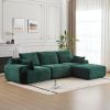 Modern Memory Foam Compressed Sofa,Large Sectional Couches for Living Room,Pet-Friendly Cloud Modular Sectional Sofa,Corduroy Fabric