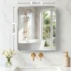 Wall Mirror With Rectangular Metal Frame