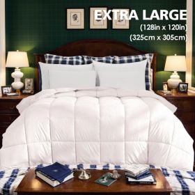 The Cozy Cloud Oversized Comforter, With Its Stylish Plaid Design And Extra-plush Fill, This Heavyweight Duvet Is A Dream For Any Dorm Or Bedroom. Enj (Option: White-K)