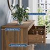 8 Drawer Dresser For Bedroom, Wood Storage Cabinet With Golden Metal Handles, Modern Closet Of Drawers for Living Room