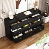 9 Drawer Dresser for Bedroom, Storage Cabinet With Metal Handles, Modern Closet Of Drawers for Living Room