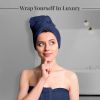 Pack of 4 Extra Large Bath Towels 30 x 60 Inches, 100% Cotton, Larger & Lighter Weight, Quicker to Dry, Super Soft and Absorbent, Perfect for Bathroom