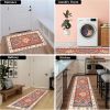 Kitchen Rug Sets 3 Piece with Runner Non Slip Kitchen Rugs and Mats Washable Kitchen Mats for Floor Thick Kitchen Floor Mat Carpet Runner Rugs for Hal