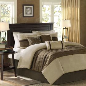 7 Piece Comforter Set (Color: as Pic)