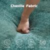 Compression Sofa,Convertible Floor Sofa Bed with Fixed-Shape Frame, Boneless Modular Sectional Sofa,No Assembly Required,Chenille fabric