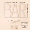 1pc, BAR Neon Light, LED Business Bar Sign Light On Off Switch Open Bright Light Neon, Without Battery