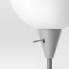 Torchiere Floor Lamp Black Minimalist Standing Light with 3-Way Switch Light Bulbs Not Included