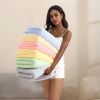 "Lifetime Durability Waffle Bath Towels - Commercial-Quality Microfiber That Lasts 300+ Washes Without Pilling or Stiffening"