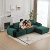 Modern Memory Foam Compressed Sofa,Large Sectional Couches for Living Room,Pet-Friendly Cloud Modular Sectional Sofa,Corduroy Fabric