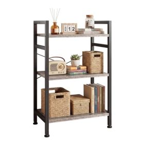 Shelves, Classical-style Shelves, Elevated Display Stands For Living Rooms, Homes, And Offices (Option: Grey3L)