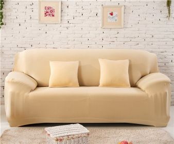 Solid Corner Sofa Covers Couch Slipcovers Elastica Material Sofa Skin Protector Cover Sofa Armchair (Option: 12-PillowcaseÃ—2)