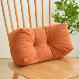 Lumbar Pillow 1PC (Color: Orange)