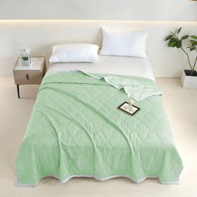 1pc Innovative Soundwave Design Ultra Soft Thin Quilt, Cozy & Breathable All-Season Reversible Comforter For Hot Sleepers, Ideal Lightweight Bedding F (Option: 150X200cm)